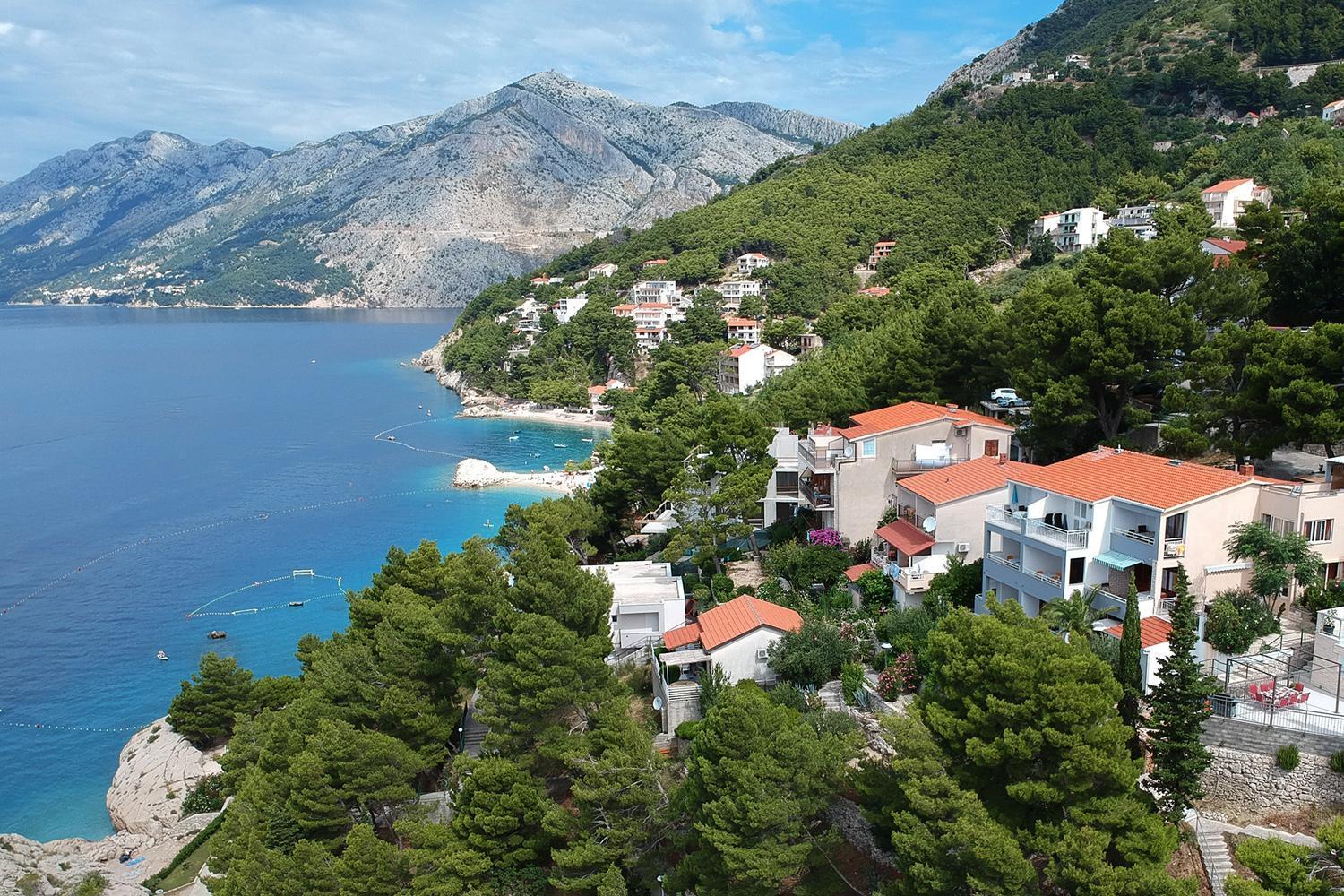 Villa Skalinada With Sea View 布雷拉 外观 照片